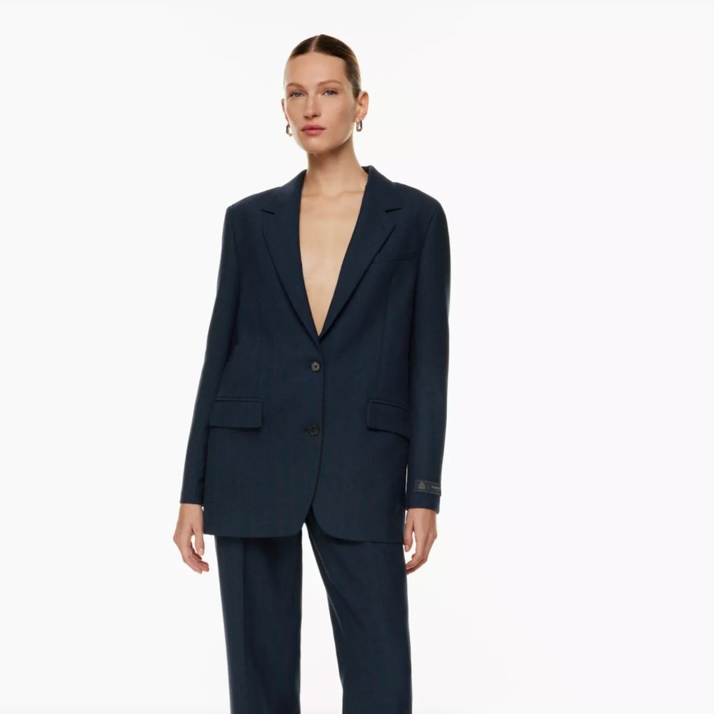 Aritzia Babaton NEW AGENCY Relaxed Single Breasted Blazer Sm